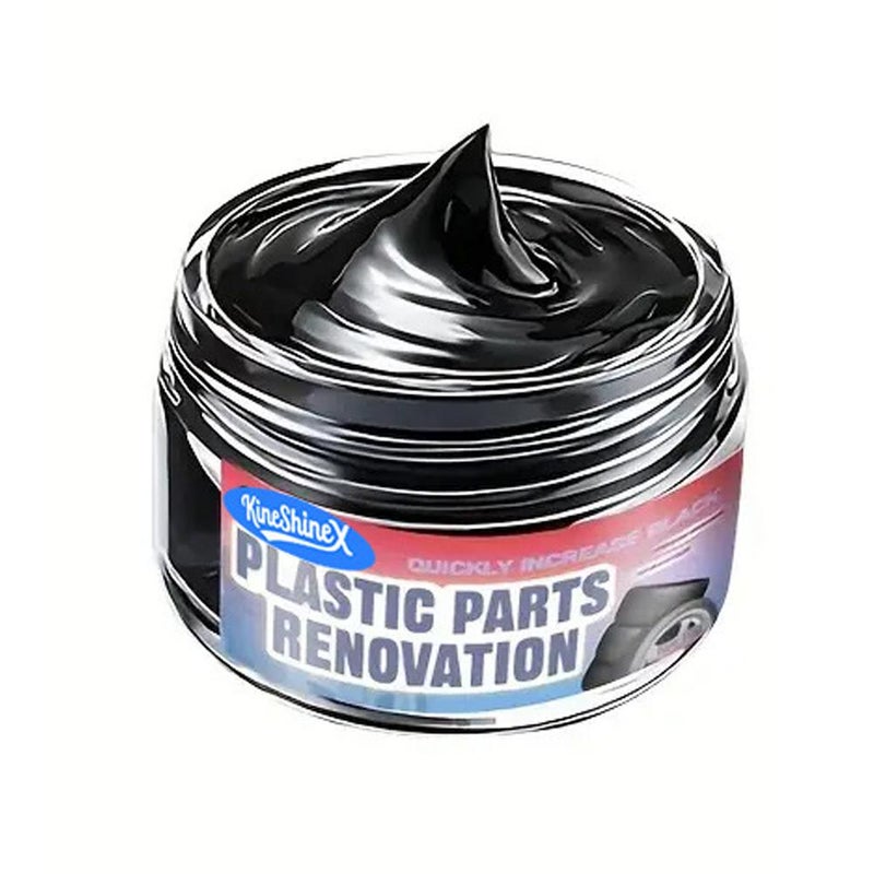 Car interior black care - repair wax, tire repair - maintenance cream, plastic parts repair, whitening, and scratch repair